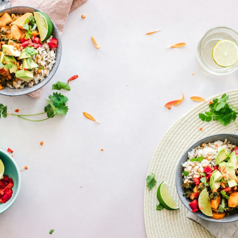 Sweet potato and lentil curry